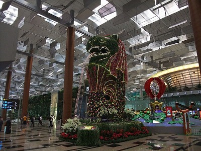 sightseeing - At Singapore airport