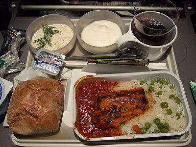 Airline meals - >Copenhagen -> Tokyo Narita (SK983) Scandinavian airlines economy class