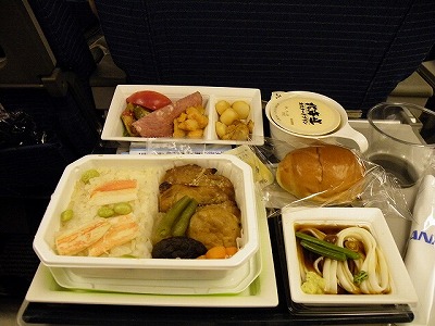 Airline meals - >Tokyo Narita -> Hongkong (NH911) ANA economy class