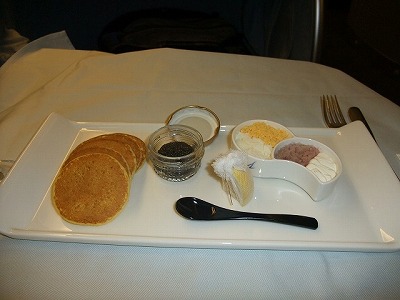 airline meals - Narita -> Los Angeles (NH006) First class