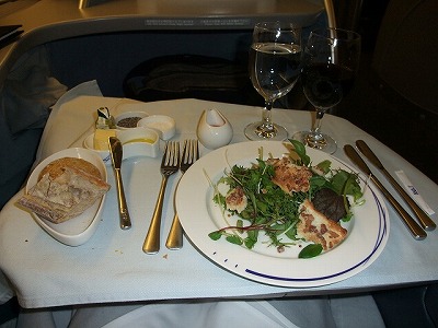 airline meals - Narita -> Los Angeles (NH006) First class