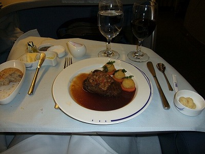 airline meals - Narita -> Los Angeles (NH006) First class