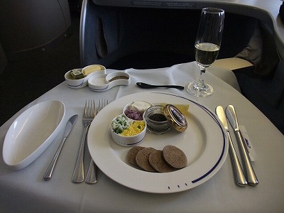 airline meals - San Francisco -> Narita (NH007) First class