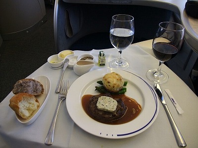 airline meals - San Francisco -> Narita (NH007) First class