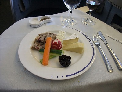 airline meals - San Francisco -> Narita (NH007) First class