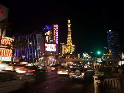 sightseeing - Las Vegas (Nevada, USA) - Strip in night