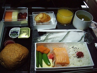 Airline meals - Singapore -> Tokyo Narita (SQ638) Singapore airlines economy class